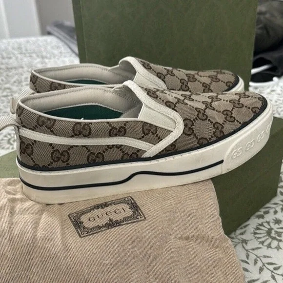 Gucci | Shoes | Gucci Tennis 977 Slipon Sneaker | Poshmark display picture 2